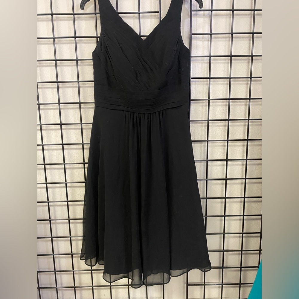 Azazie Elegant Black Sleeveless Dress 10